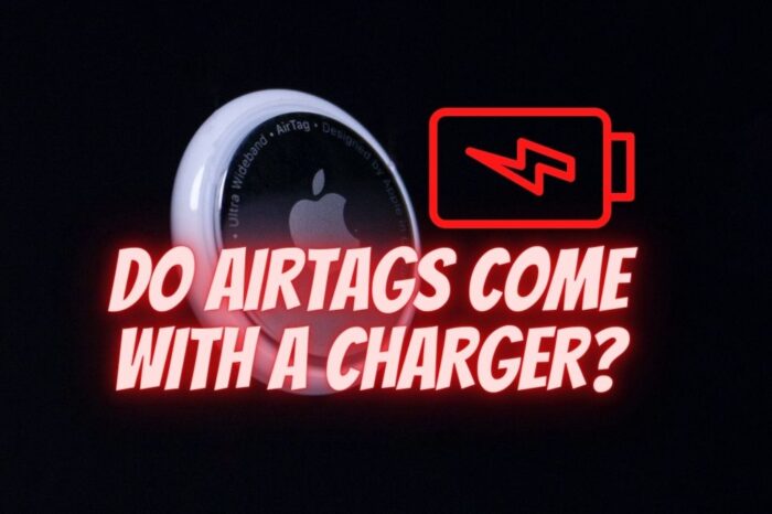 AirTag with battery icon